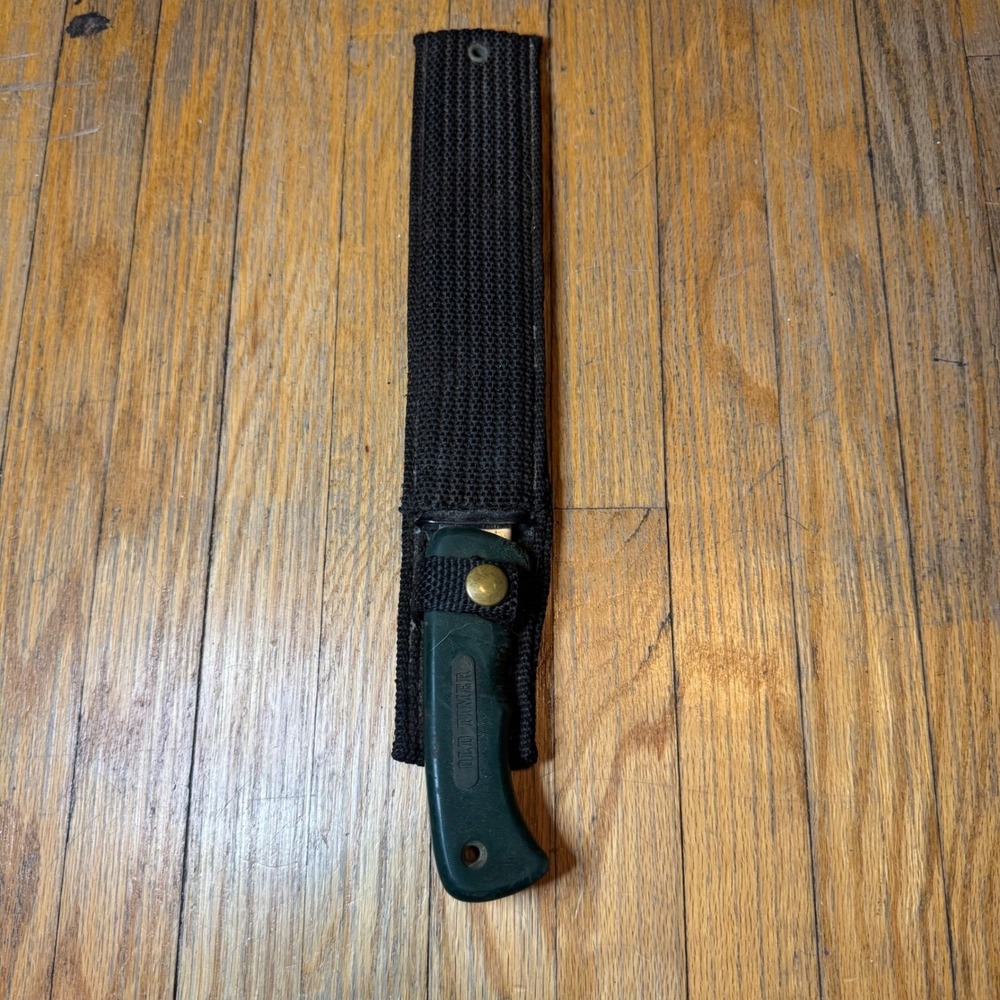 Schrade Old Timer 147OT Fillet Knife USA Schrade+ Stainless Steel Green Grip